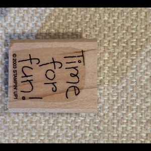 Stampin’ Up Time for Fun Stamp Set